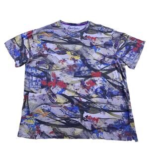 Robert Graham patterned t shirt, size 3XLT Tall, no flaws